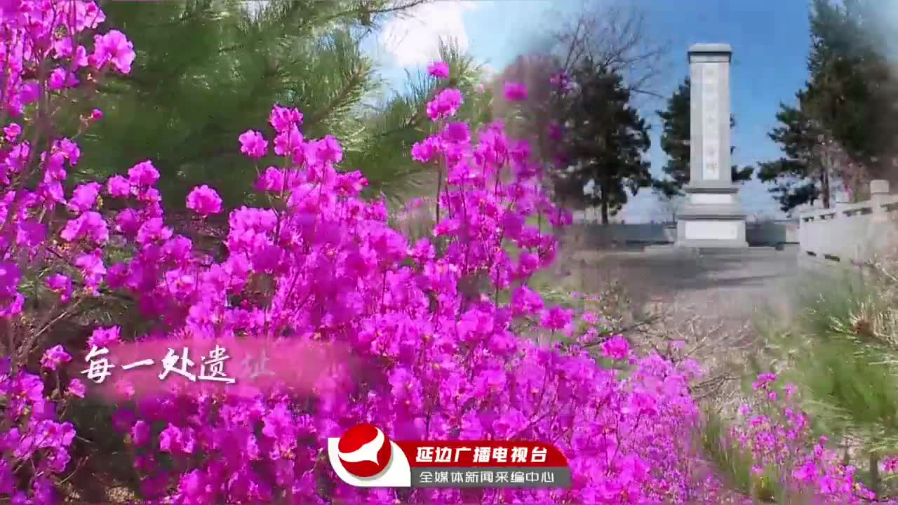 산마다 진달래 마을마다 기념비~