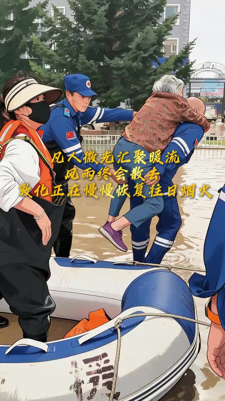 돈화 빨간모자구조대, 주야분전으로 800여명 대피시켜