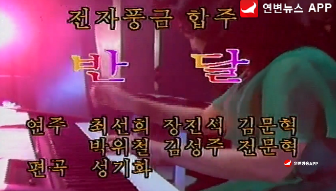 [추억의 영상] 1994년 연변TV음력설야회 전자풍금 합주 '반달'